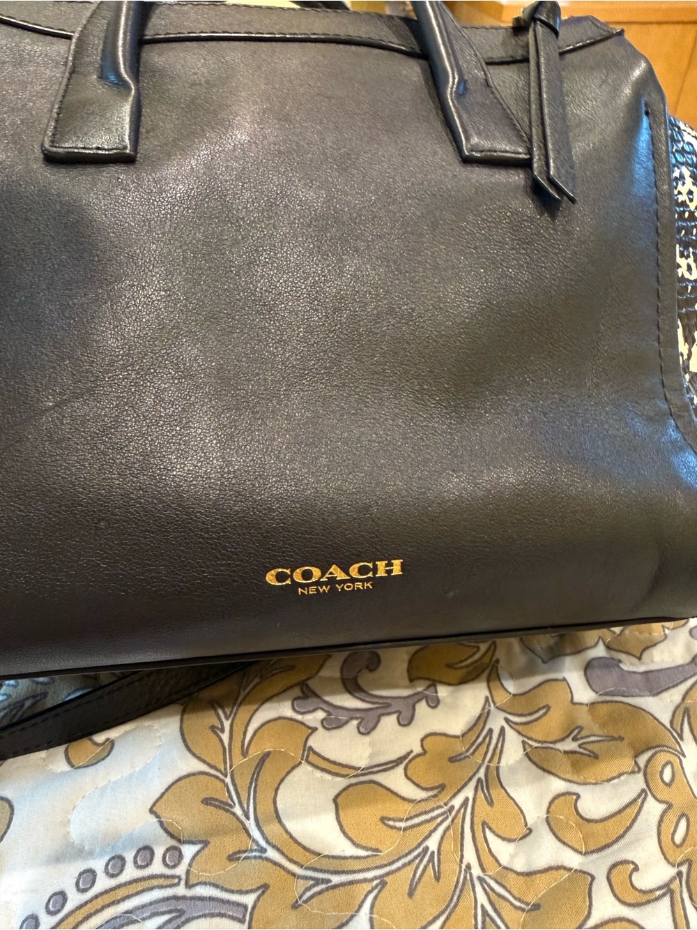 Coach Bleeker mini Riley satchel python embossed sides - Picture 14 of 15